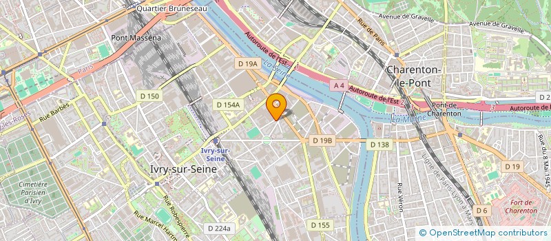 localisation de l'entreprise IRIS HOTEL RESTAURANT  IVRY-SUR-SEINE