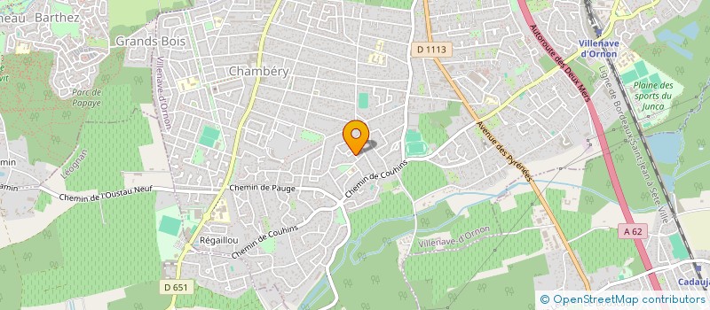 localisation de l'entreprise IRIS IT  VILLENAVE D ORNON