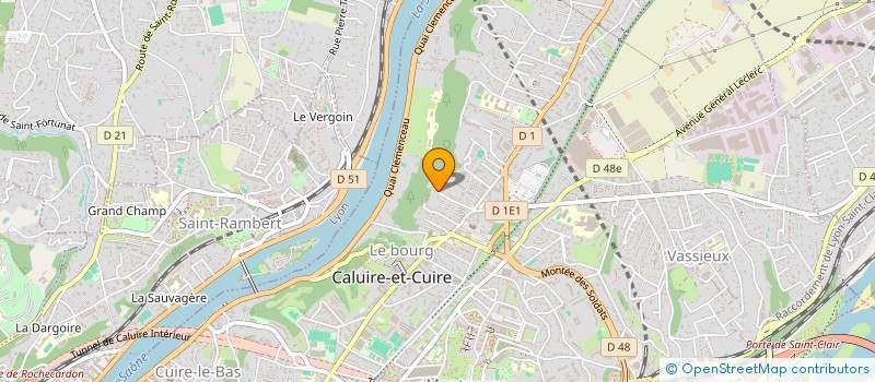 localisation de l'entreprise IRIS LIBERTE  CALUIRE-ET-CUIRE