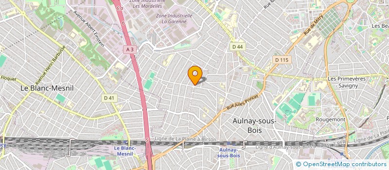 localisation de l'entreprise IRIS & LYS à AULNAY-SOUS-BOIS