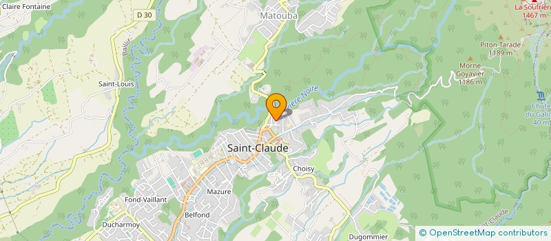localisation de l'entreprise IRIS MEDIA FWI à SAINT-CLAUDE