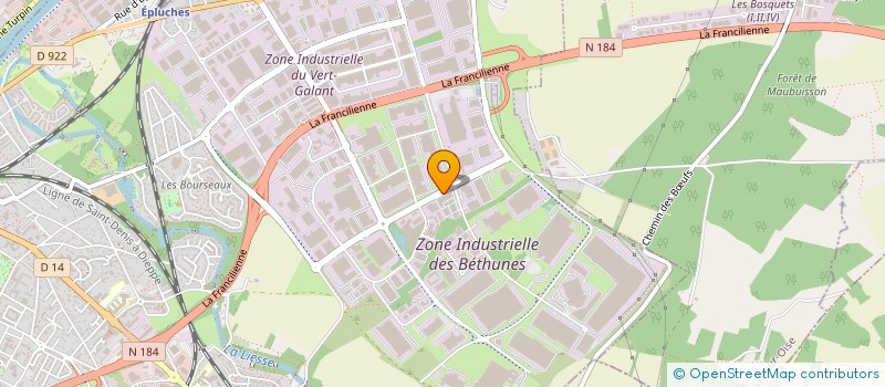 localisation de l'entreprise IRIS MULTITECH à SAINT-OUEN-L'AUMONE