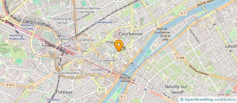 localisation de l'entreprise IRIS PLAN DE VIDEOPROTECTION POUR PARIS à COURBEVOIE