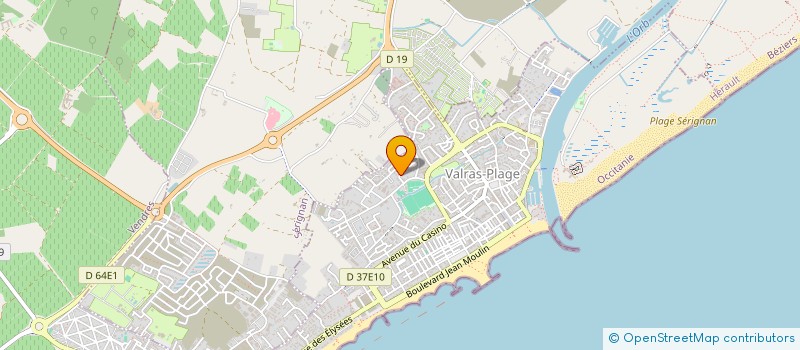 localisation de l'entreprise IRIS PROPERTY  VALRAS-PLAGE