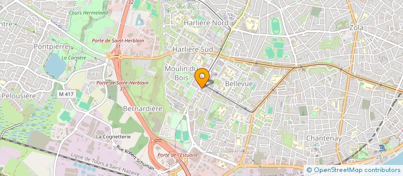 localisation de l'entreprise IRIS RESSOURCES HUMAINES  NANTES