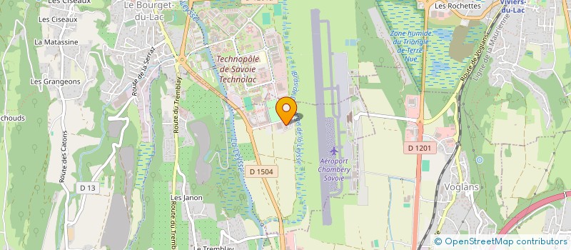 localisation de l'entreprise IRIS RHONE ALPES  LA MOTTE-SERVOLEX