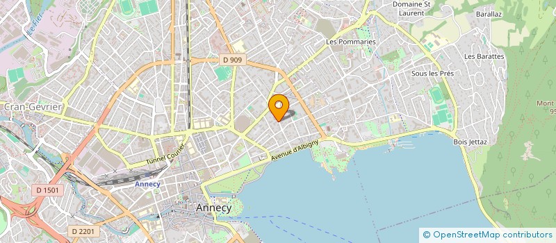 localisation de l'entreprise IRIS - SEMINAIRES à ANNECY