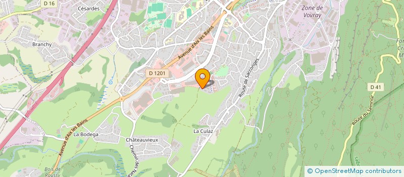 localisation de l'entreprise IRIS SOLUTIONS à ANNECY