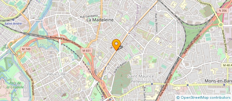 localisation de l'entreprise IRIS TECHNOLOGIE à LA MADELEINE