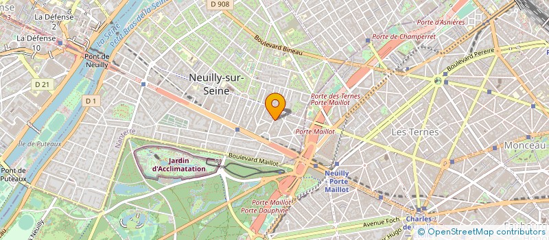 localisation de l'entreprise IRIS TELEVISION SA à NEUILLY-SUR-SEINE