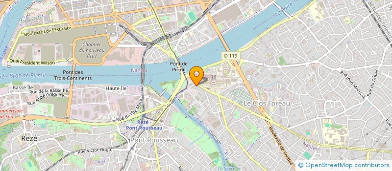 localisation de l'entreprise IRIS UN AUTRE REGARD POUR PRENDRE SOIN à NANTES