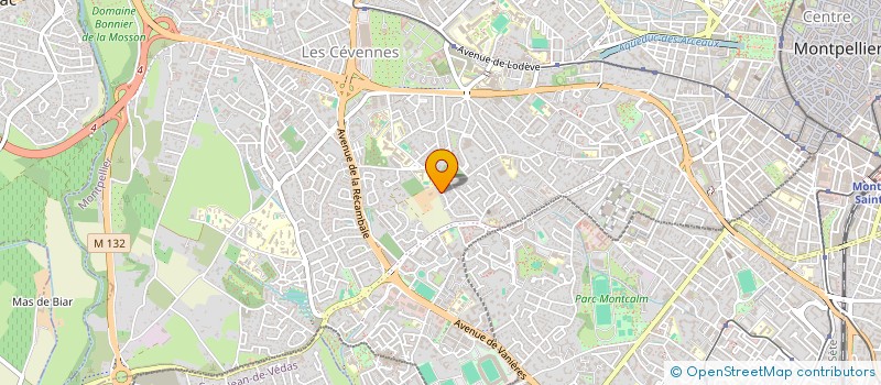 localisation de l'entreprise IRISEE à MONTPELLIER
