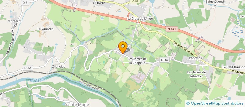 localisation de l'entreprise IRISEO à SAINT-VICTURNIEN