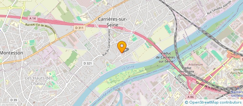 localisation de l'entreprise IRISH BARN  CARRIERES-SUR-SEINE