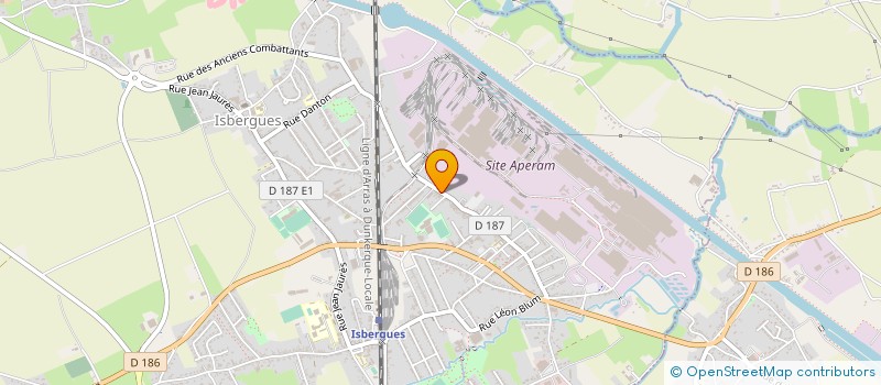 localisation de l'entreprise IRISH COFFEE  ISBERGUES