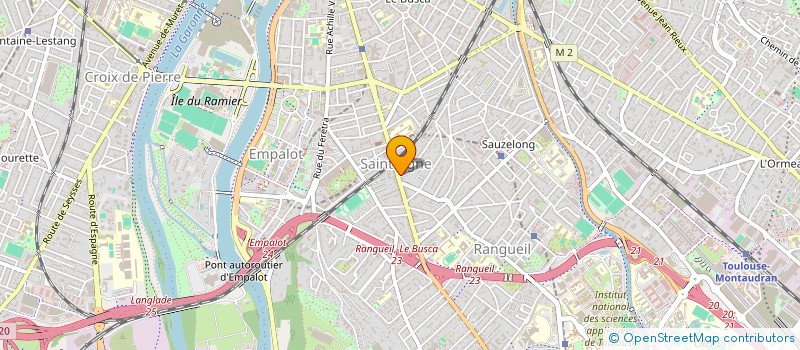 localisation de l'entreprise IRISH TEMPLE  TOULOUSE