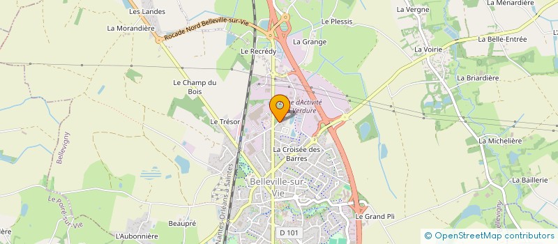 localisation de l'entreprise IRISO  BELLEVIGNY