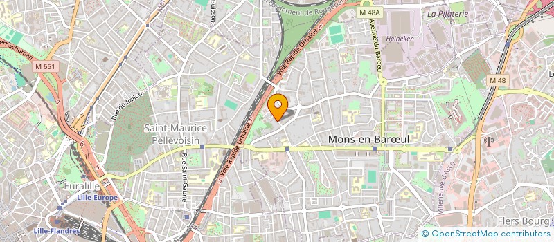 localisation de l'entreprise IRISSIMON  MONS-EN-BARUL