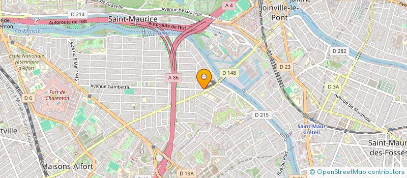localisation de l'entreprise IRISSOU GASTON à MAISONS-ALFORT