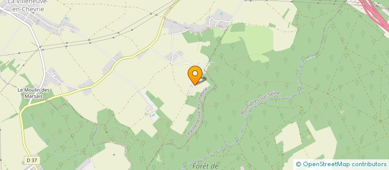 localisation de l'entreprise IRIVA 78  CHAUFOUR-LES-BONNIERES