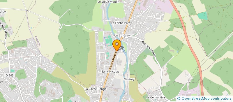 localisation de l'entreprise IRIVA à GRAVIGNY