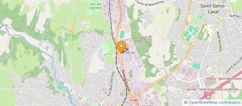 localisation de l'entreprise IRIVAL  BRIGNAIS