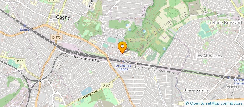 localisation de l'entreprise IRIY à GAGNY