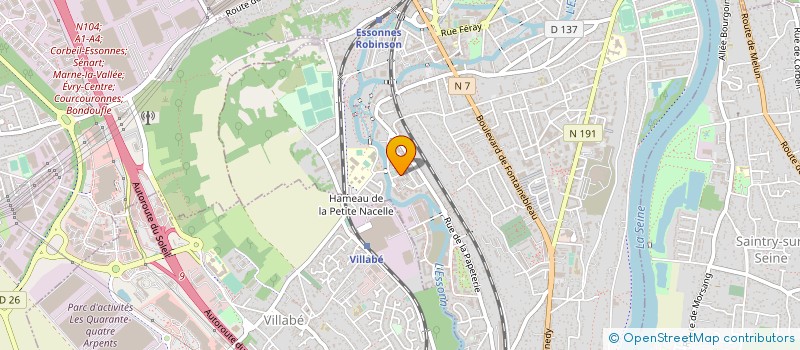 localisation de l'entreprise IRIZI  CORBEIL-ESSONNES