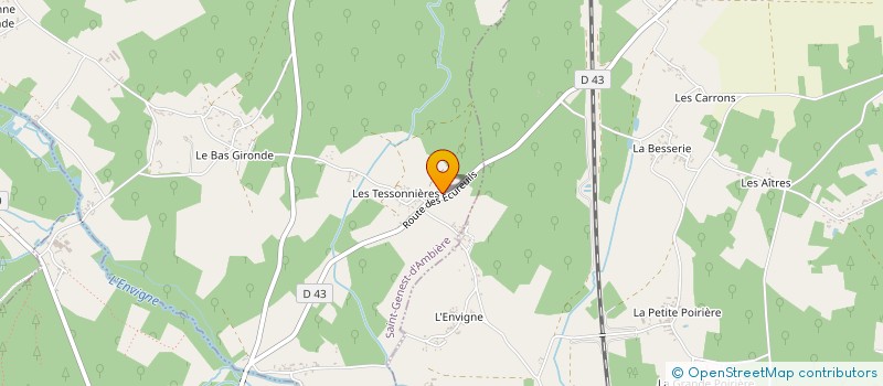 localisation de l'entreprise IRKA  DOUSSAY