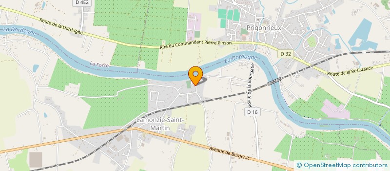 localisation de l'entreprise IRKA  LAMONZIE-SAINT-MARTIN