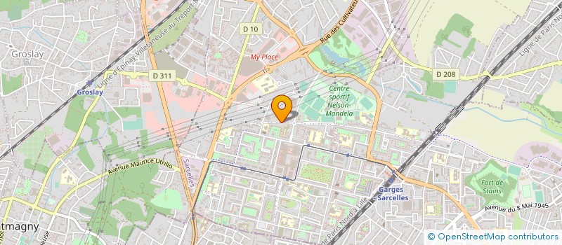 localisation de l'entreprise IRM à SARCELLES