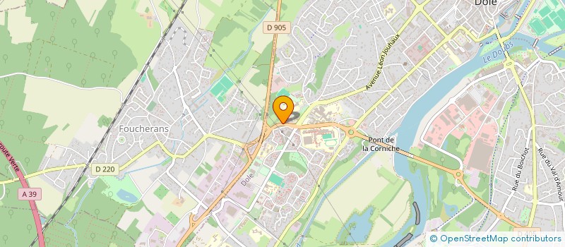 localisation de l'entreprise IRM 39 NORD à DOLE