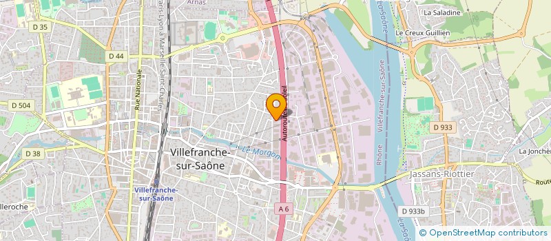 localisation de l'entreprise IRM AMENAGEMENT à VILLEFRANCHE-SUR-SAONE