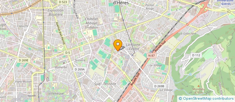 localisation de l'entreprise IRM AUTOMOBILES  SAINT-MARTIN-D'HERES