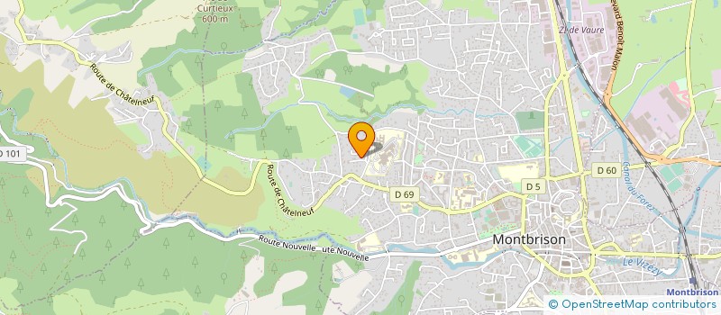 localisation de l'entreprise IRM DE CENTRE-LOIRE  MONTBRISON