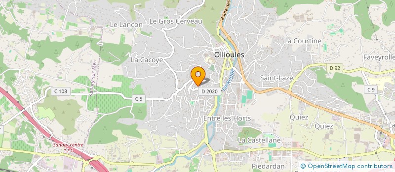 localisation de l'entreprise IRM LES FLEURS à OLLIOULES