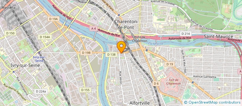 localisation de l'entreprise IRM LIBERALE 94 à ALFORTVILLE