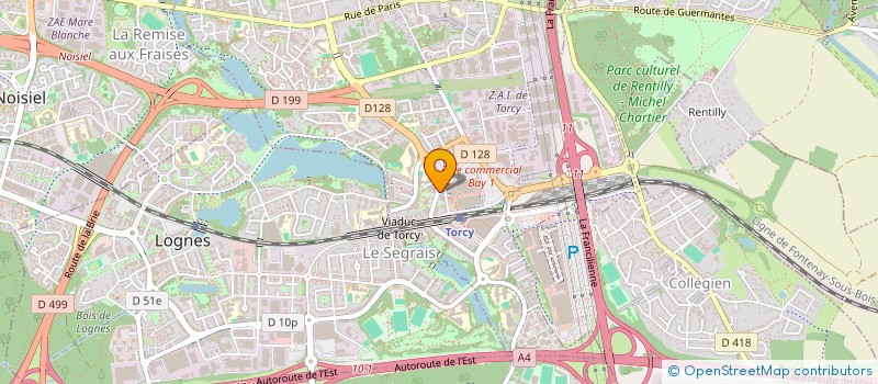 localisation de l'entreprise IRM MARNE LA VALLEE  TORCY