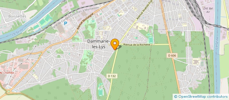localisation de l'entreprise IRM OSTEO à DAMMARIE-LES-LYS