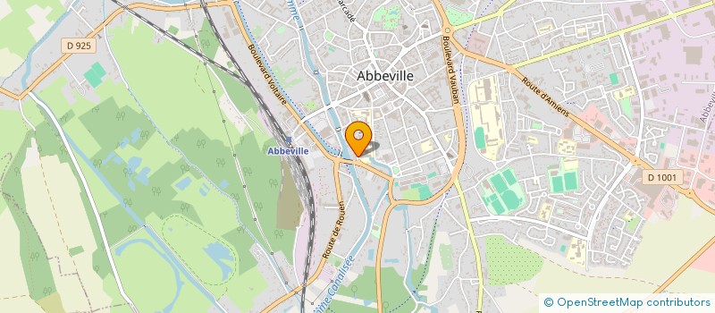 localisation de l'entreprise IRM PICARDIE MARITIME à ABBEVILLE