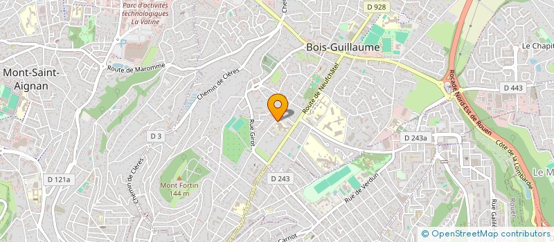 localisation de l'entreprise IRM ROUENNAISE à BOIS-GUILLAUME