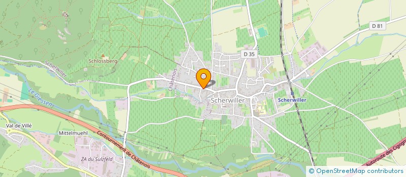localisation de l'entreprise IRMA  SCHERWILLER