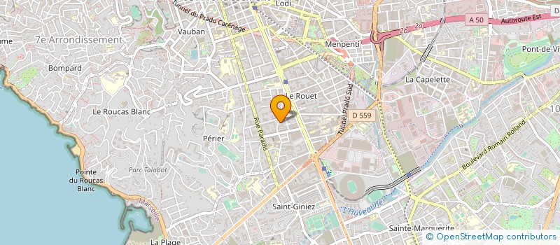 localisation de l'entreprise IRMA S. à MARSEILLE