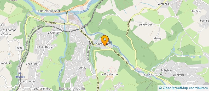 localisation de l'entreprise IRMAGALE  BOSMIE-L'AIGUILLE