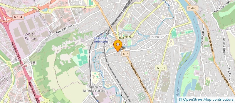 localisation de l'entreprise IRMAL TRANSPORT à CORBEIL-ESSONNES
