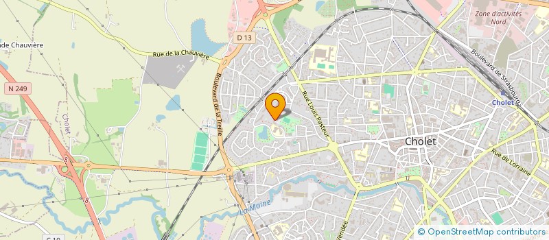 localisation de l'entreprise IRMAOS  CHOLET