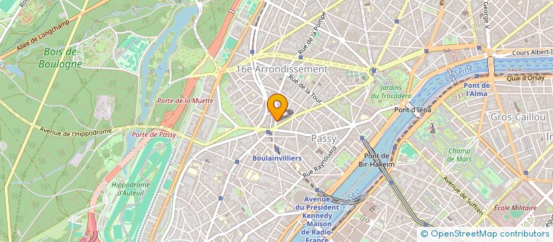 localisation de l'entreprise IRMAS  PARIS