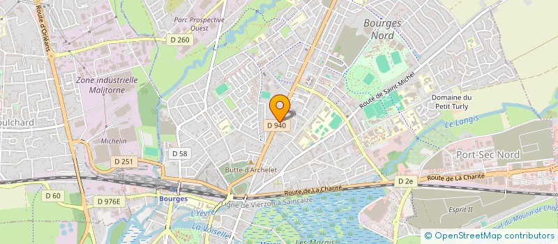 localisation de l'entreprise IRMESS  BOURGES