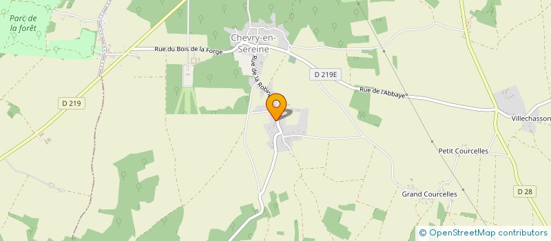 localisation de l'entreprise IRMOS  CHEVRY-EN-SEREINE