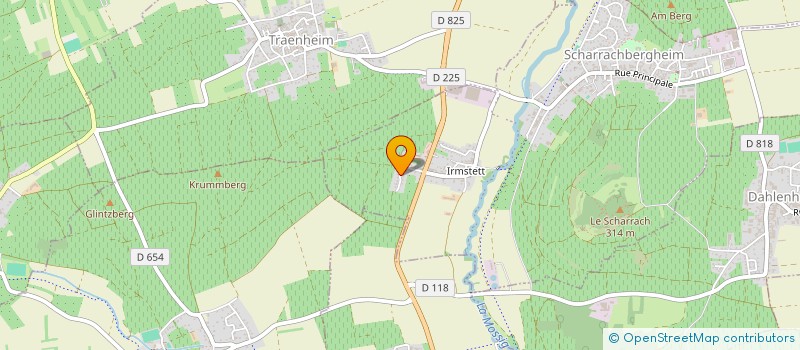 localisation de l'entreprise IRMSTETTER WACKES  SCHARRACHBERGHEIM-IRMSTETT